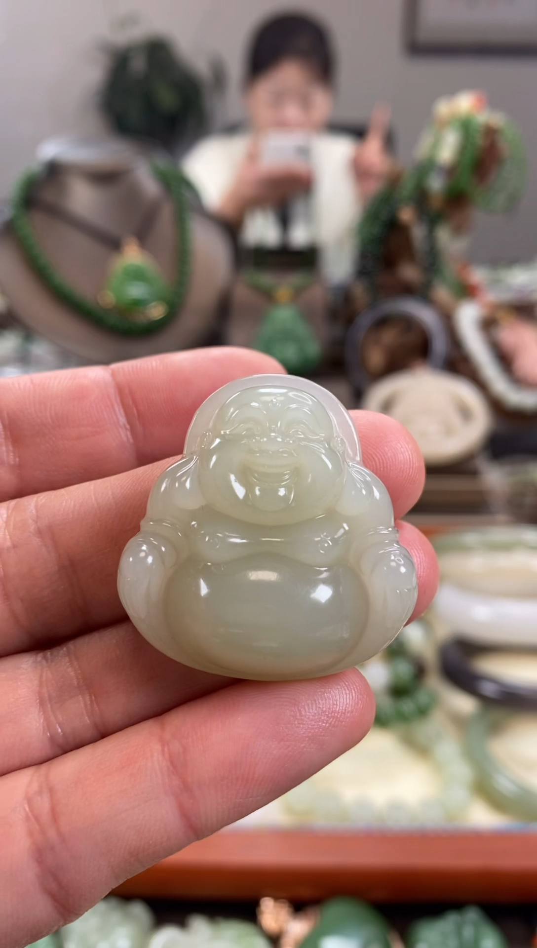 【闪购商品】和田玉颈饰未镶嵌精品佛公