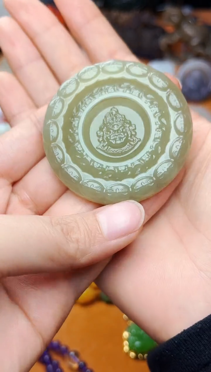【闪购商品】和田玉挂件未镶嵌财神