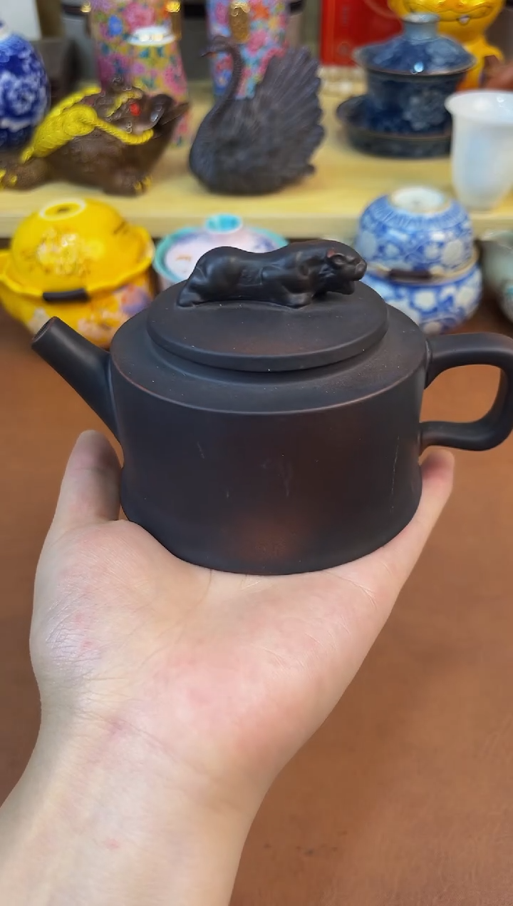 陶瓷茶具摆件旅行套组