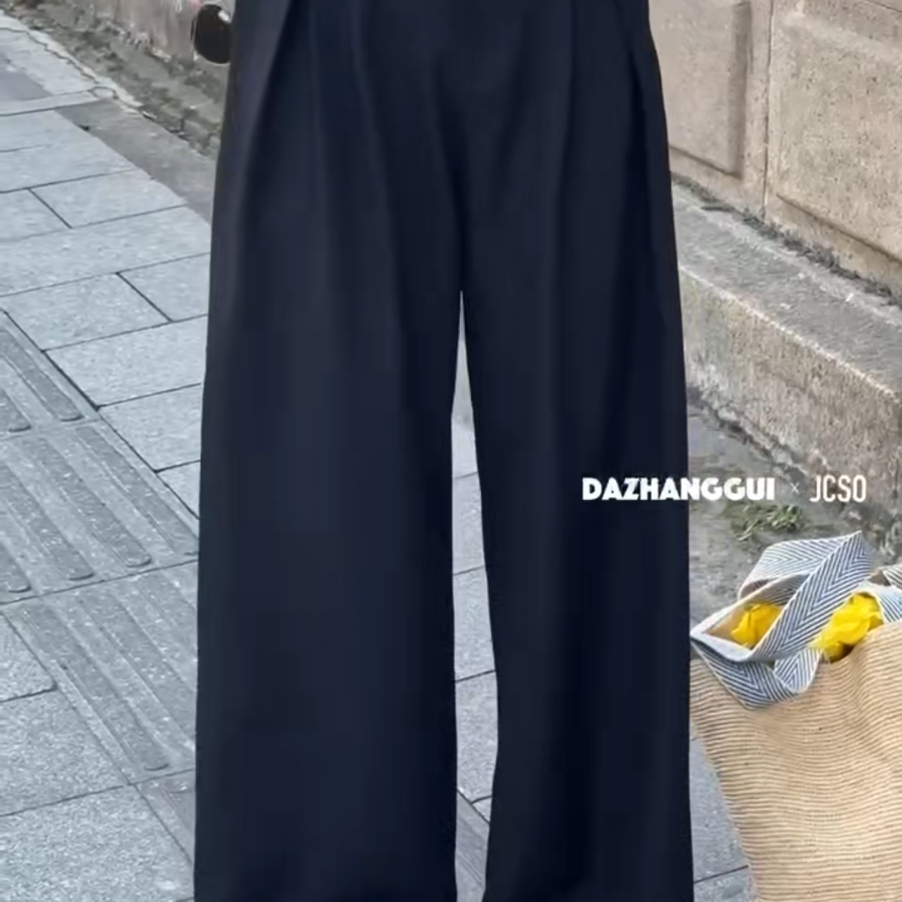 女人阁（直筒裤 5519）新季显瘦时尚休闲个性百搭直筒裤