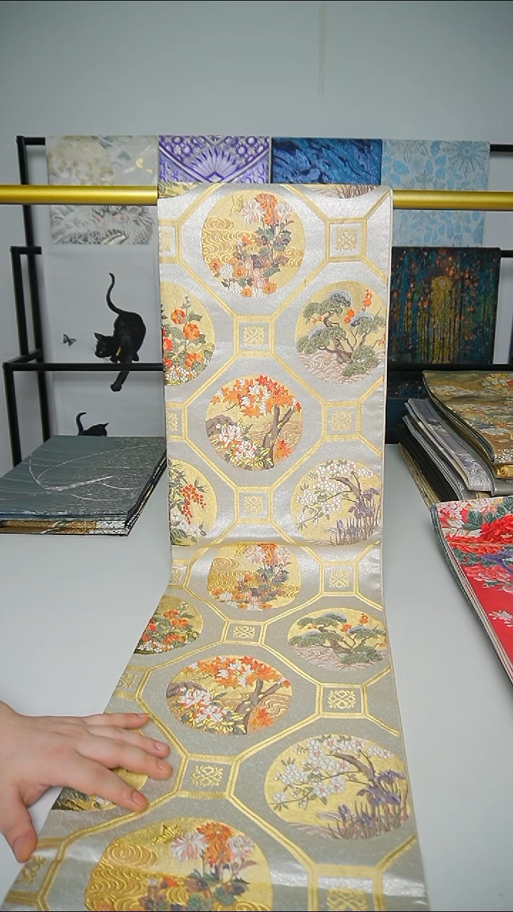 织绣织锦18花卉。