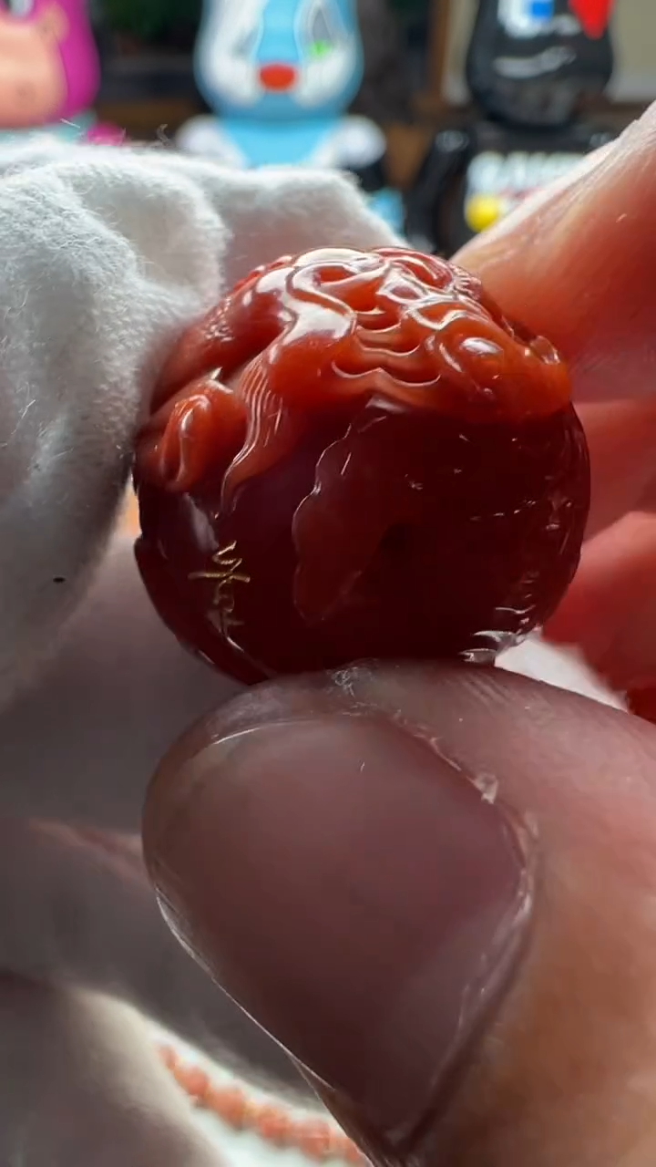 【闪购商品】南红玛瑙雕刻未镶嵌南红瓦西雕刻大圆珠