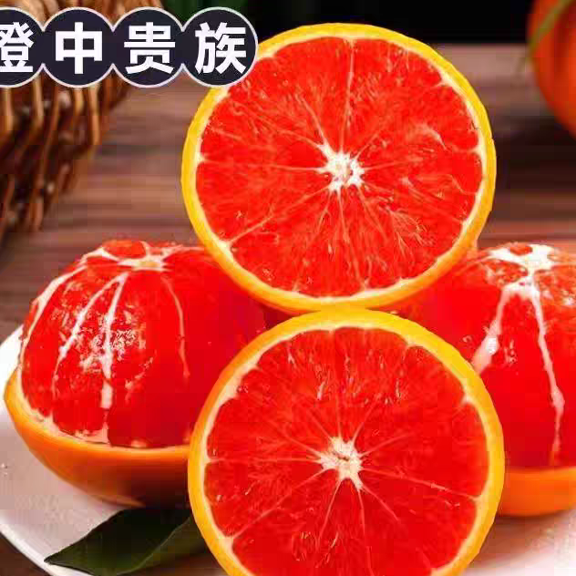 橙中贵族正宗中华红血橙秭归红心橙子新鲜水果现摘现发红心脐橙