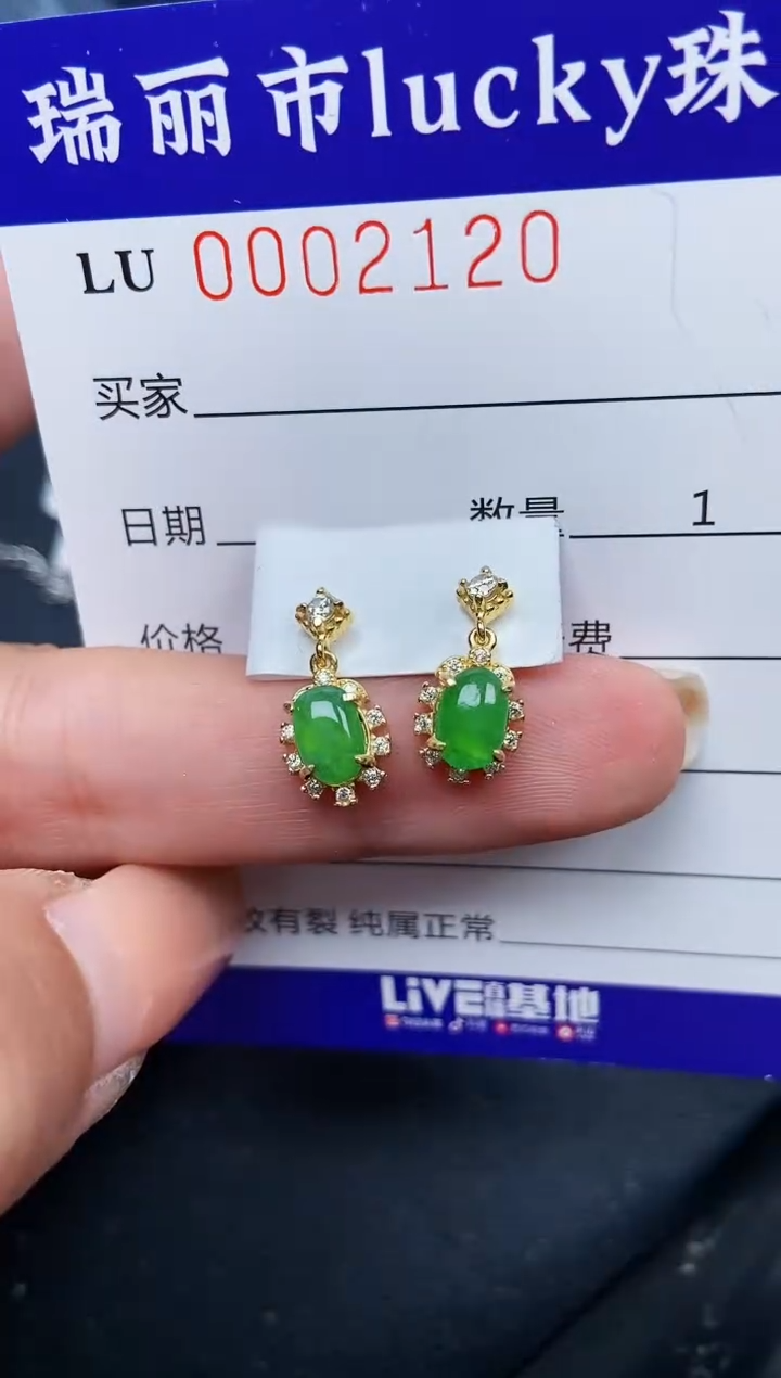 【闪购商品】翡翠颈饰银S925镶嵌2120