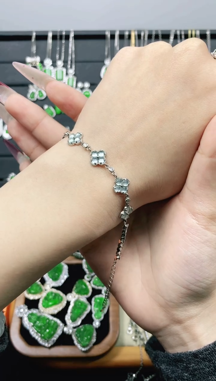 【闪购商品】翡翠手链未镶嵌多样性