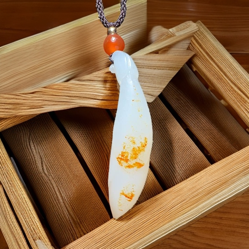 和田玉吊坠(不含链)未镶嵌