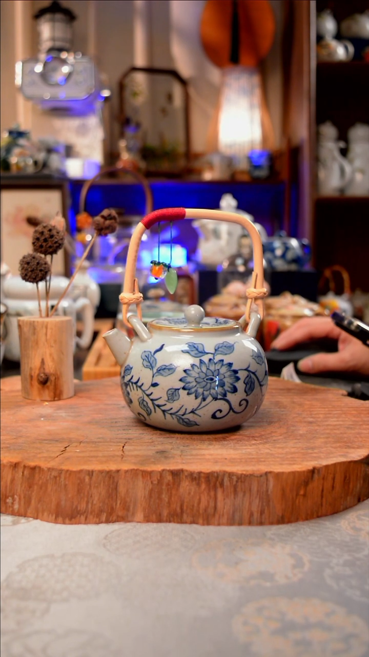 摆件团菊手工手绘手工手绘