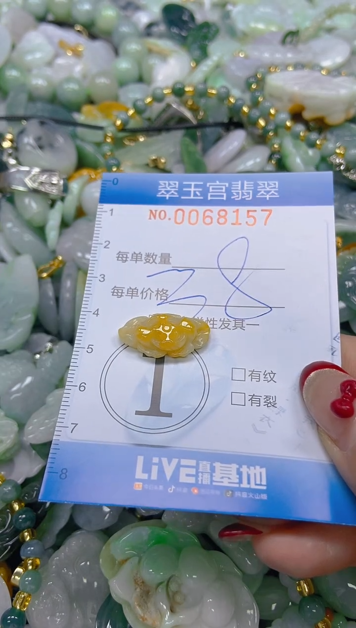 【闪购商品】翡翠颈饰未镶嵌闪购0068157