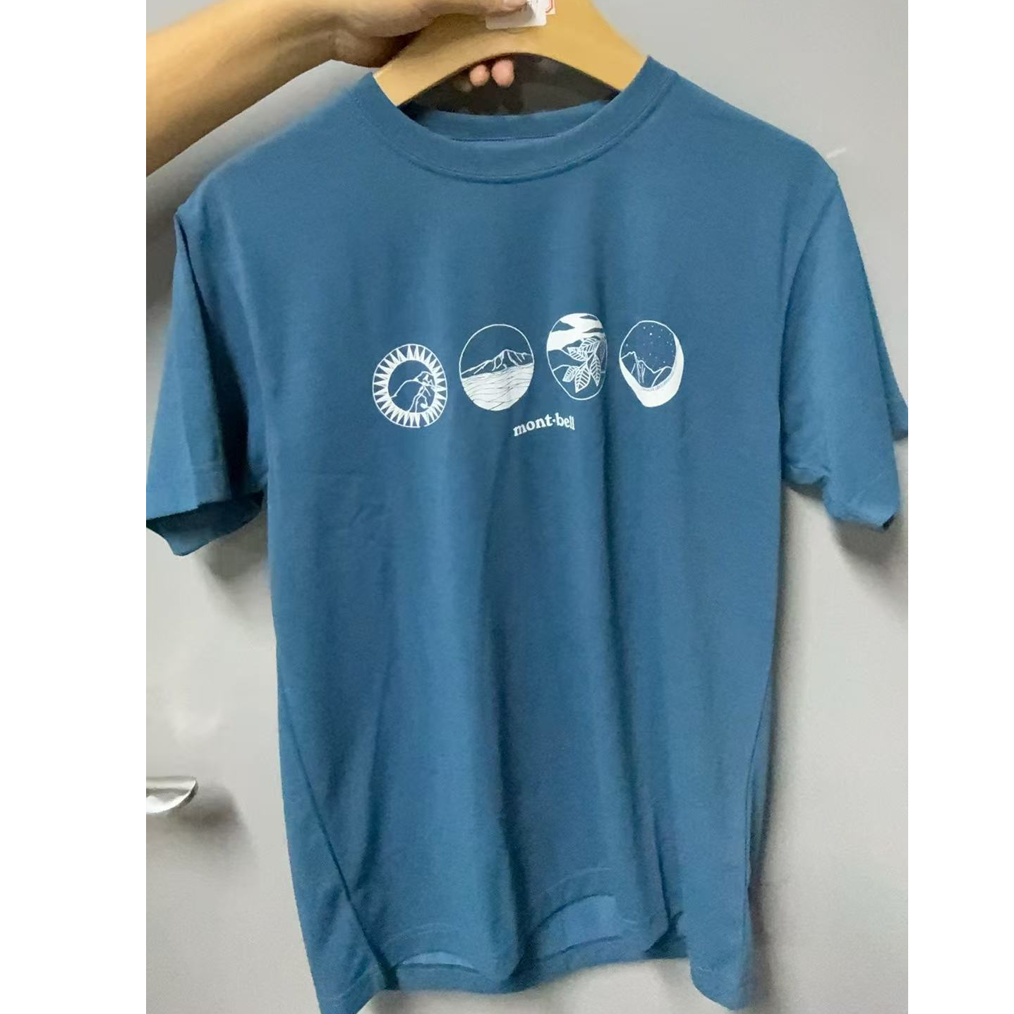 montbell 户外T恤背心轻量防风透气1114732