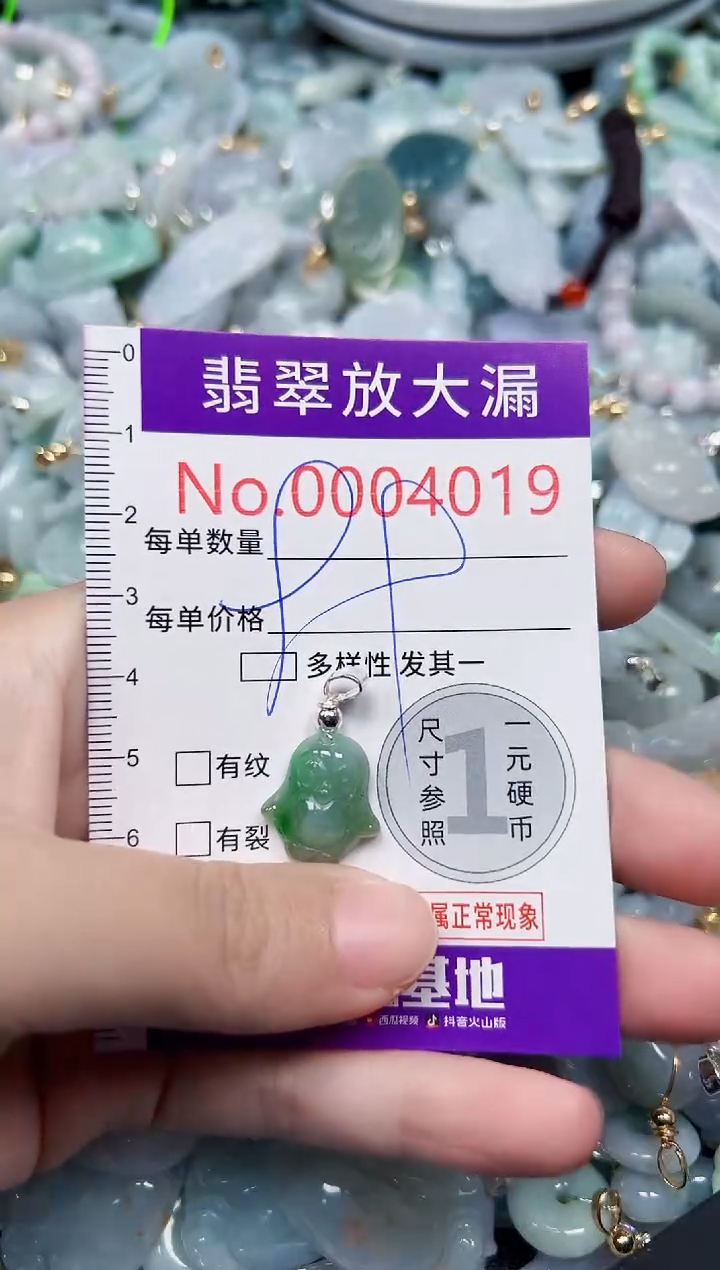 颈饰未镶嵌翡翠4019