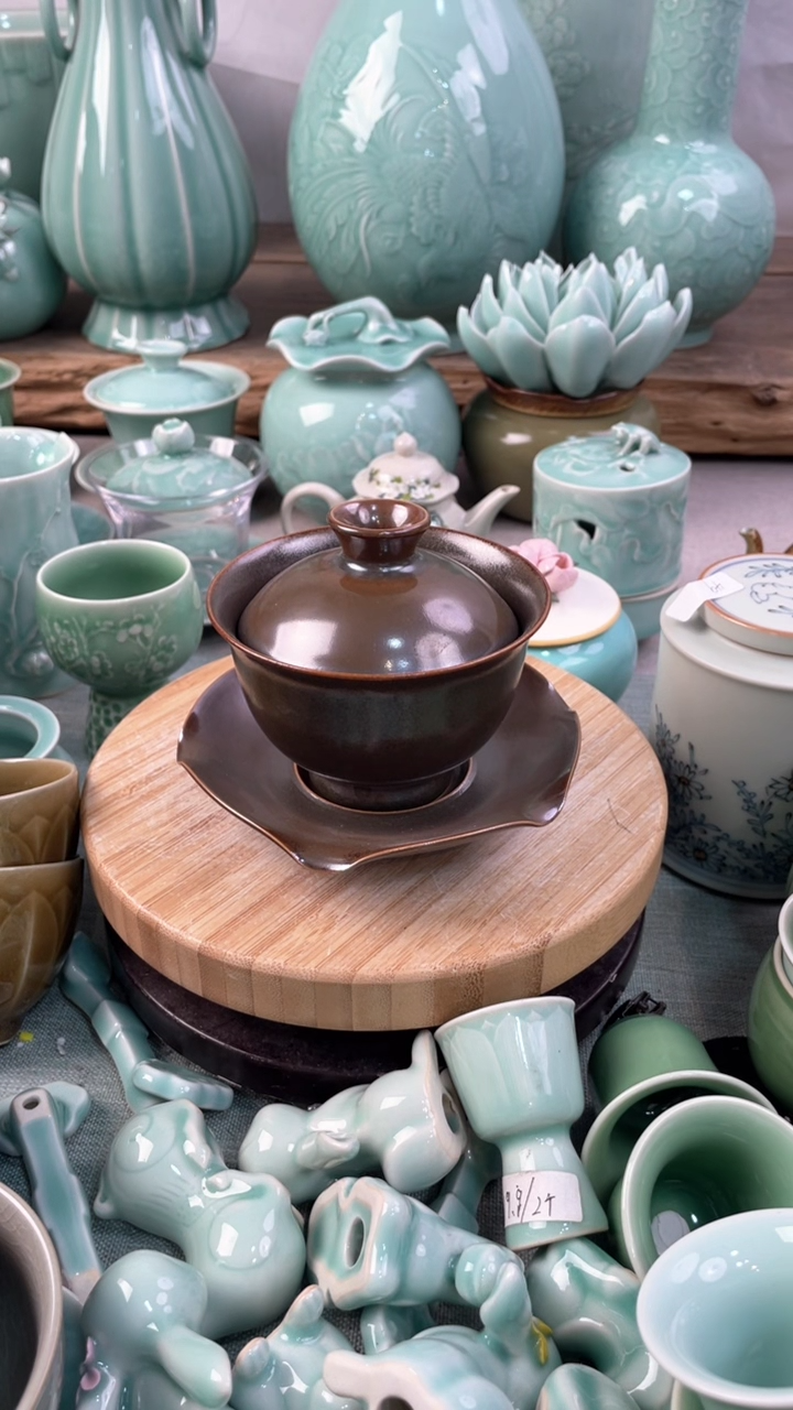 【闪购商品】特价福利 微瑕 慧仙青瓷
