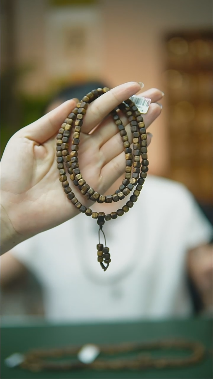 手串沉香99沉方珠白棋随型多样性发一15g