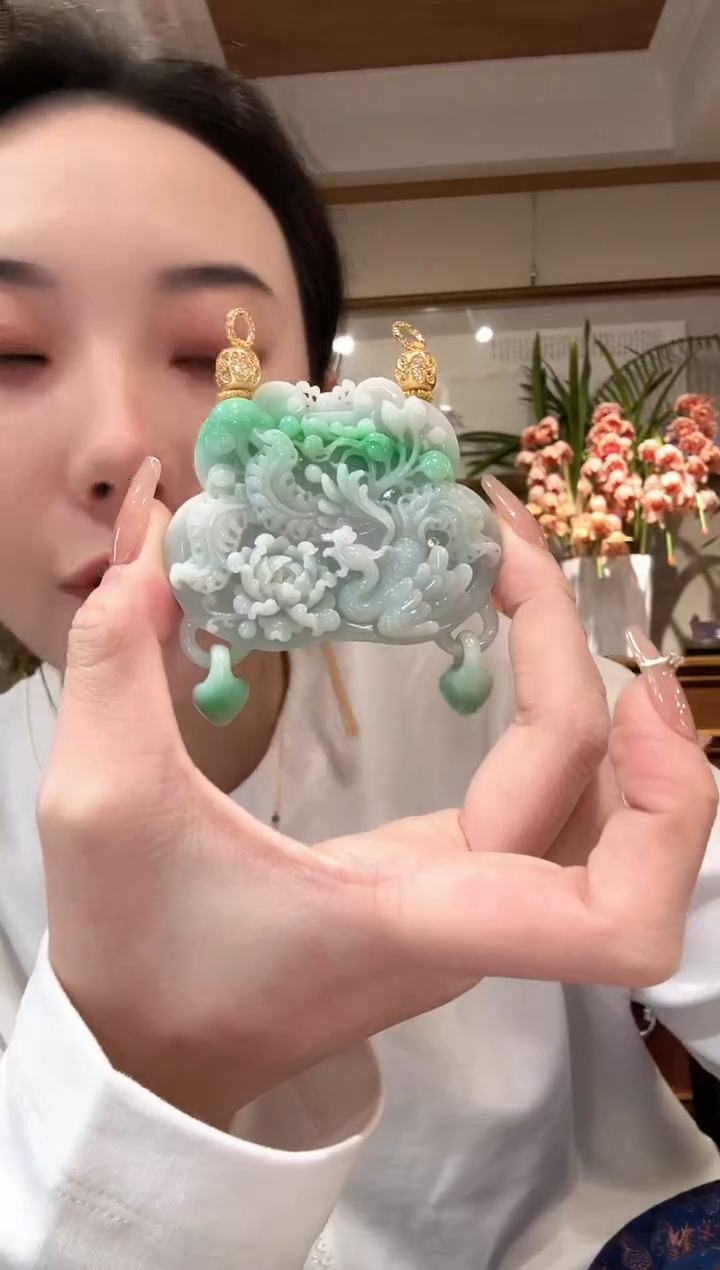 【闪购商品】翡翠颈饰未镶嵌国风