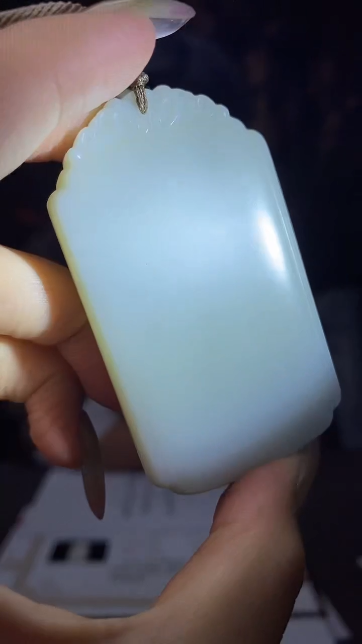 和田玉未镶嵌颈饰C902