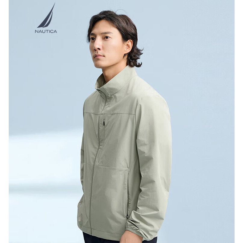 诺帝卡/NAUTICA男装25春夏新款经典舒适凉感防晒外套夹克JC5201