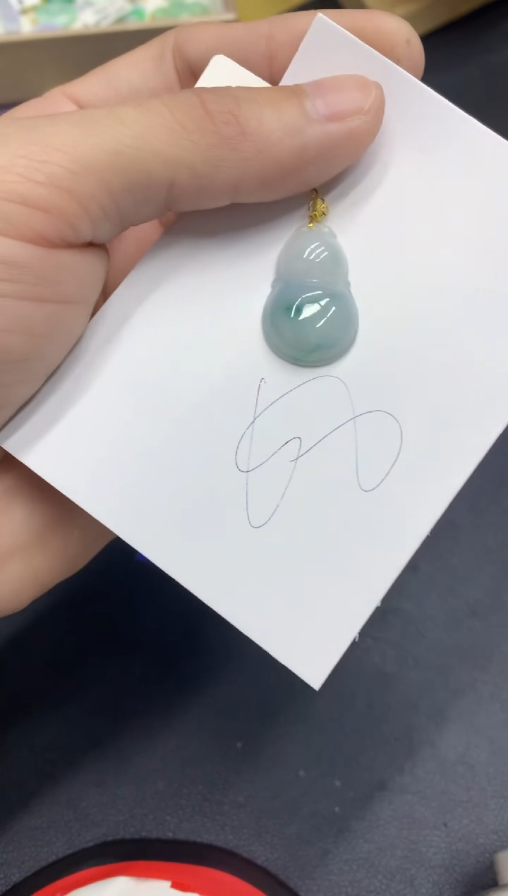 【闪购商品】翡翠颈饰18K金镶嵌翡翠