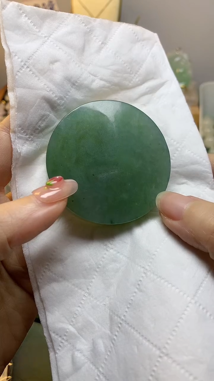 未镶嵌定制翡翠柒*缅甸A货翡翠,没有运费险,有纹有裂