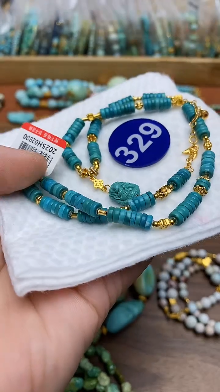 【闪购商品】绿松石项链银S925镶嵌329