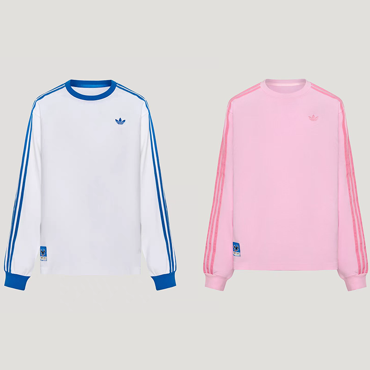 adidas阿迪达斯儿童迪士尼史迪奇联名款纯棉长袖T恤LD7315、KY1411