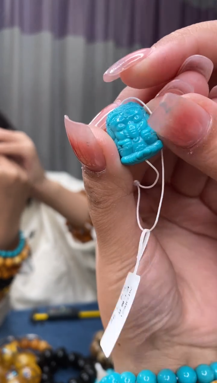 【闪购商品】绿松石雕刻件未镶嵌1/24-GM-#107