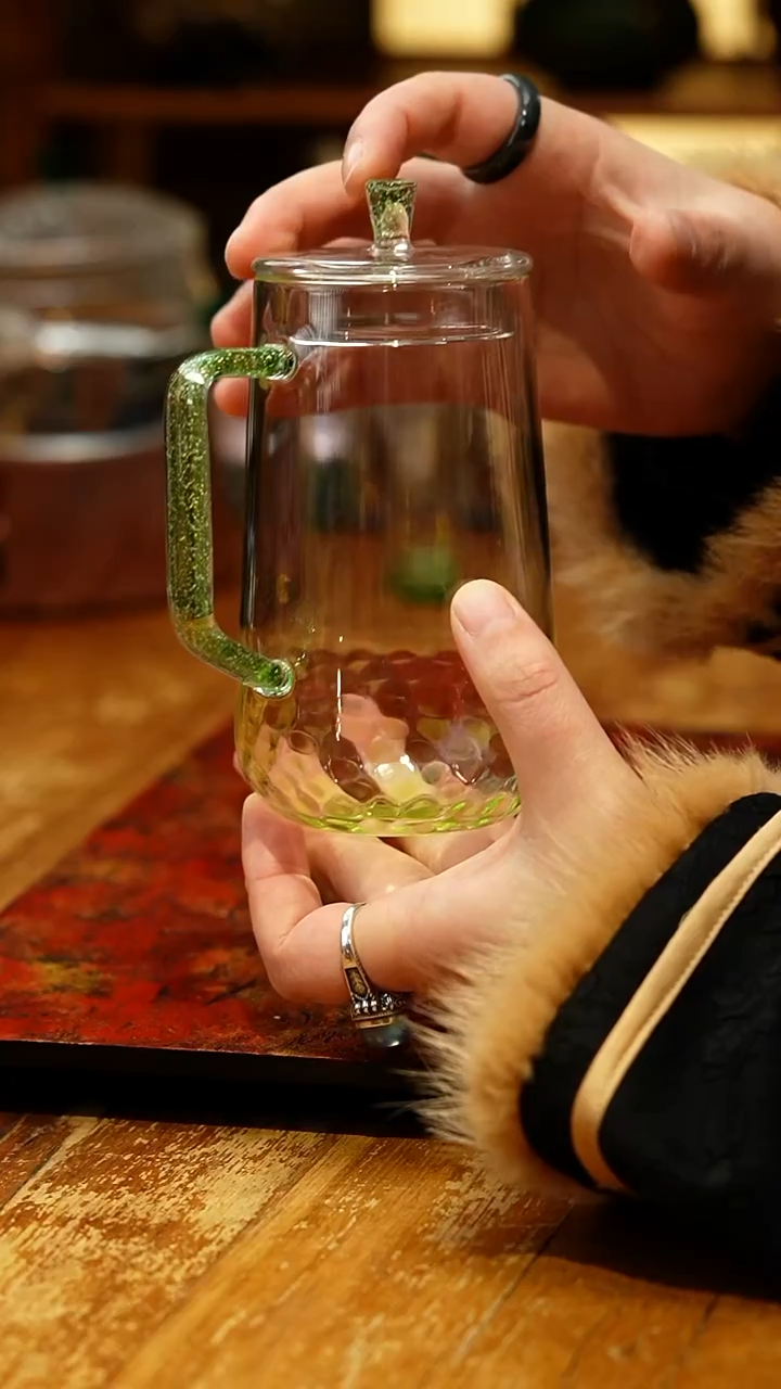 【闪购商品】禾器/青霓杯/绿金色