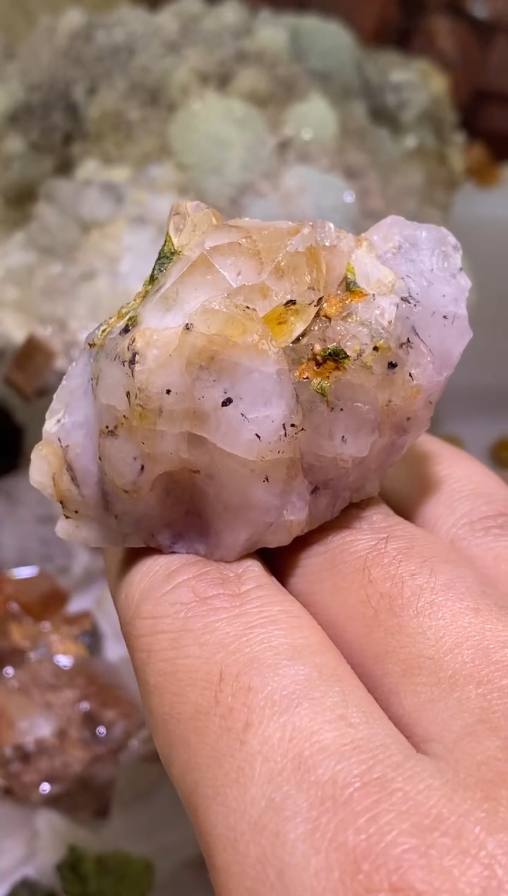 未镶嵌珠宝半成品水晶117号四川美姑花园水晶59g