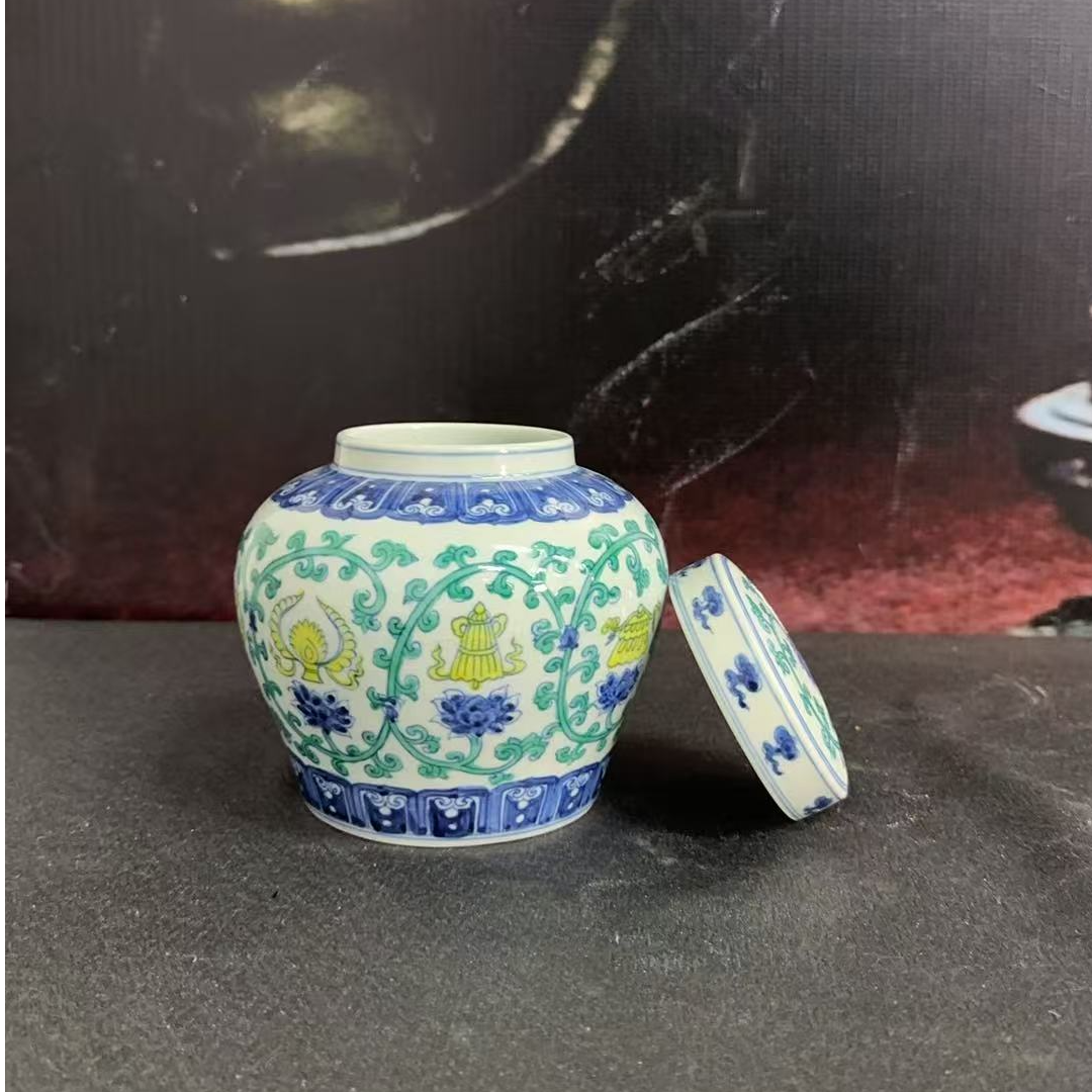 天字罐1景德镇高端陶瓷摆件.