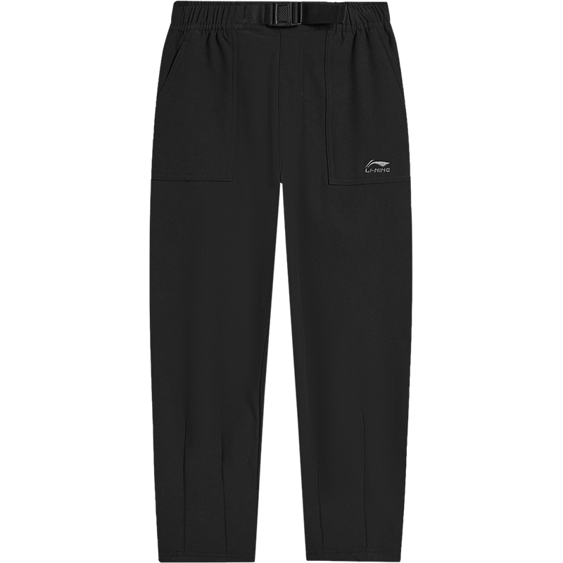 LI-NING/李宁男大童户外系列休闲百搭跑步运动长裤YYKT101-B品