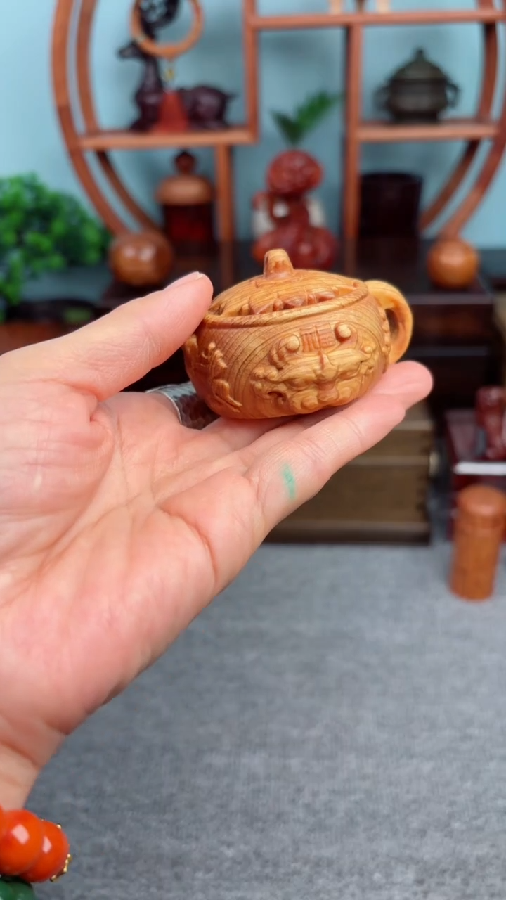 【闪购商品】老板娘推荐崖柏把把壶