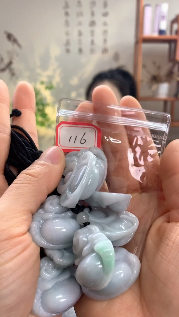 【闪购商品】翡翠颈饰未镶嵌佛公116 多样性发一件