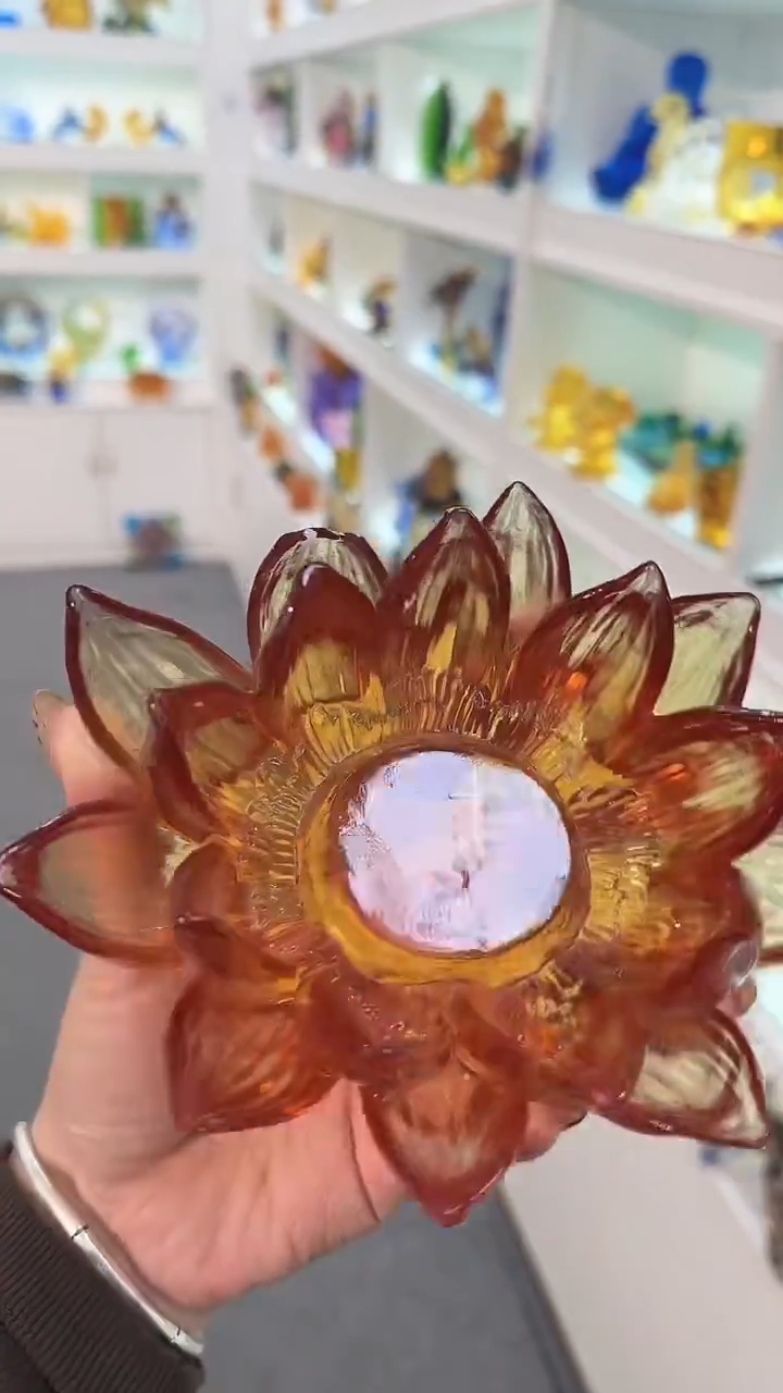 手工艺品琉璃莲花