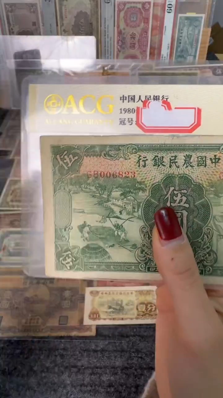 纸006823  面值5元     