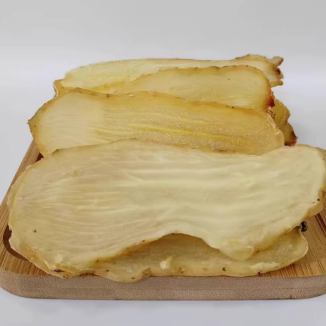 云南高山天麻切片晒干