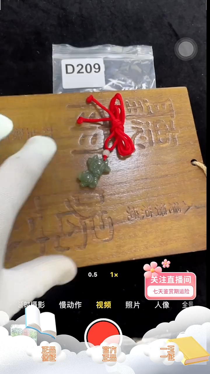 颈饰未镶嵌和田玉d209