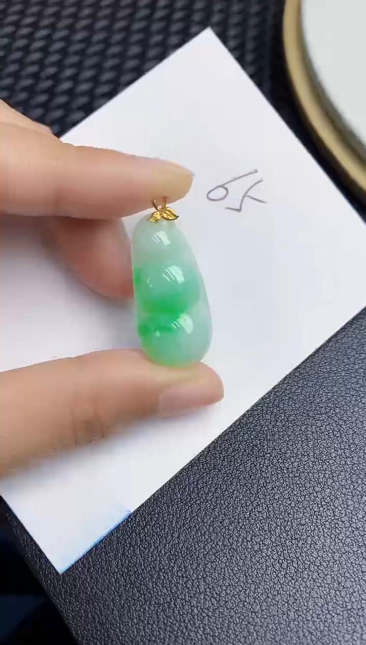【闪购商品】翡翠颈饰18K金镶嵌000000000
