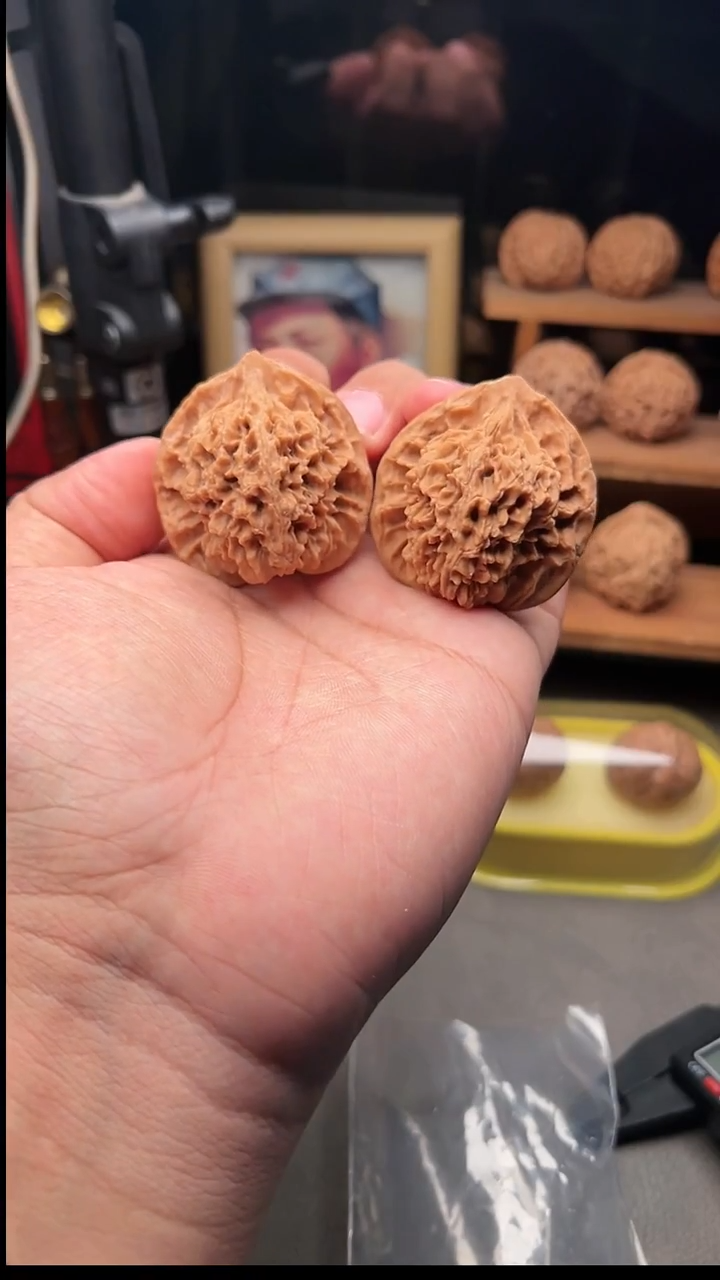 吊坠文玩核桃龙鳞纹野生44