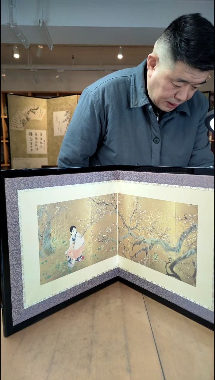 【闪购商品】日本原产茶桌屏风