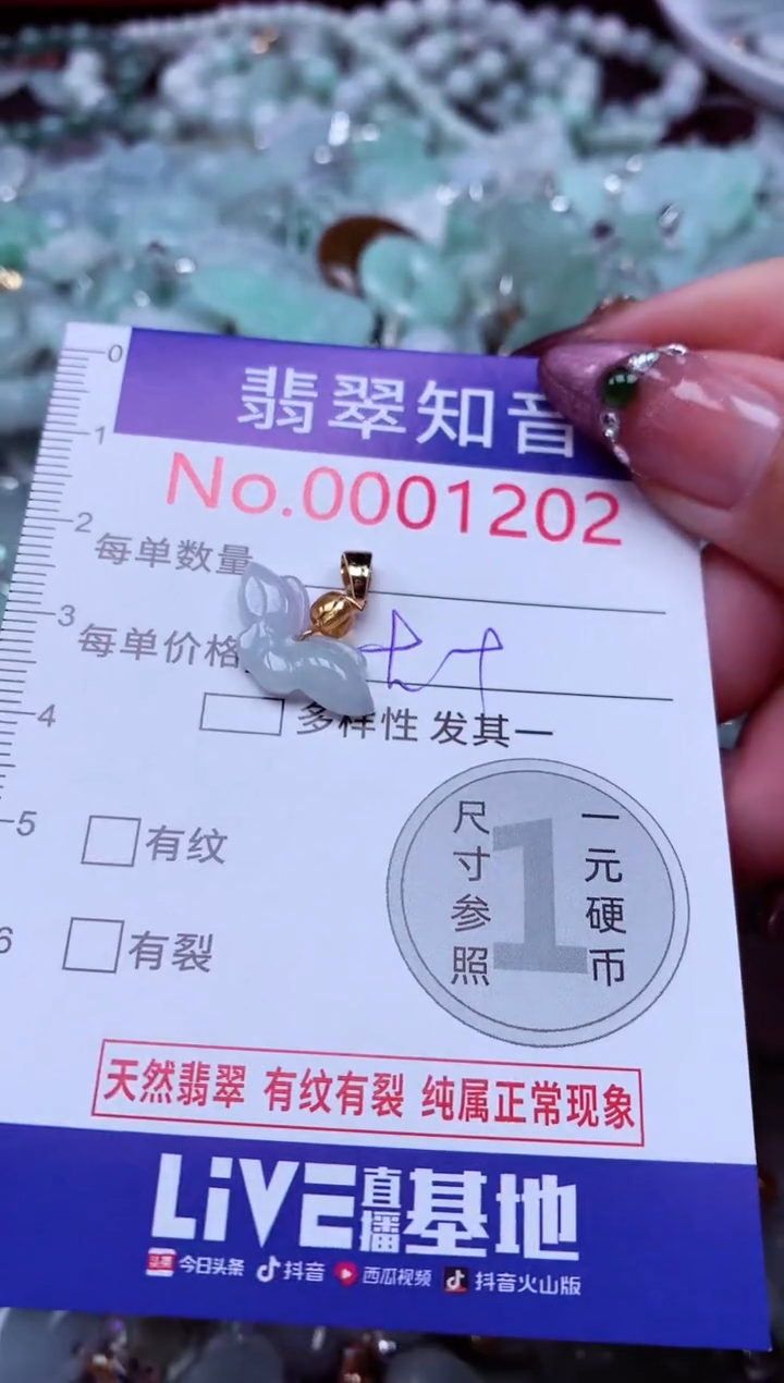 吊坠(不含链)未镶嵌翡翠1202