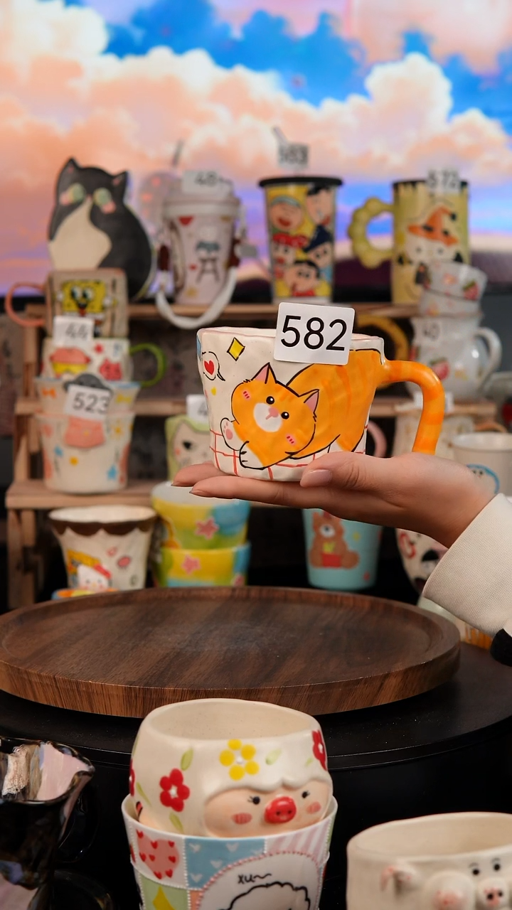 陶瓷双饮款景德镇手工陶瓷