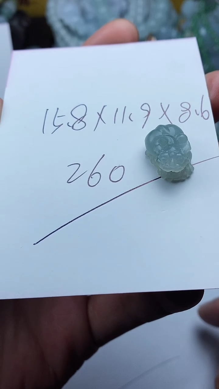 【闪购商品】定制翡翠未镶嵌貔貅