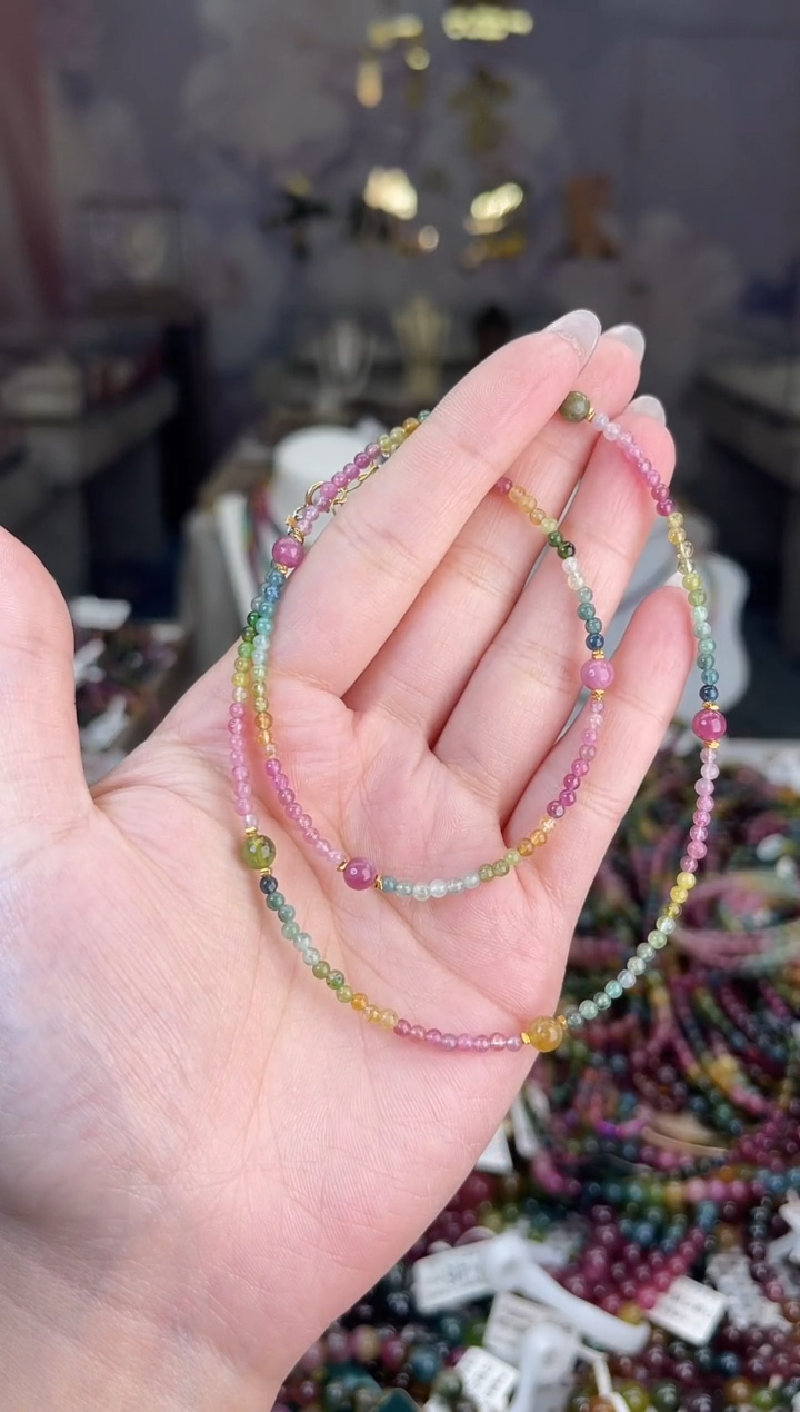 【闪购商品】碧玺/未镶嵌碧玺项链多样性发货