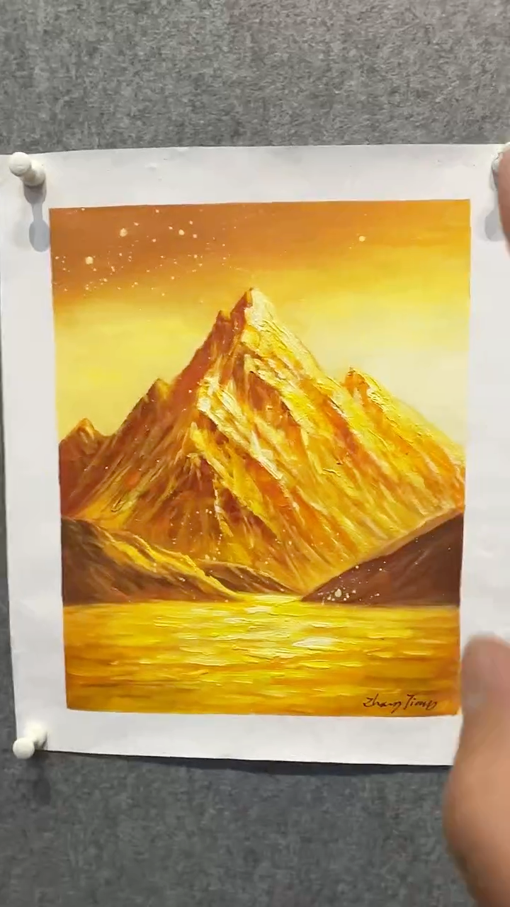 油画张敬油画作品作品金山系列