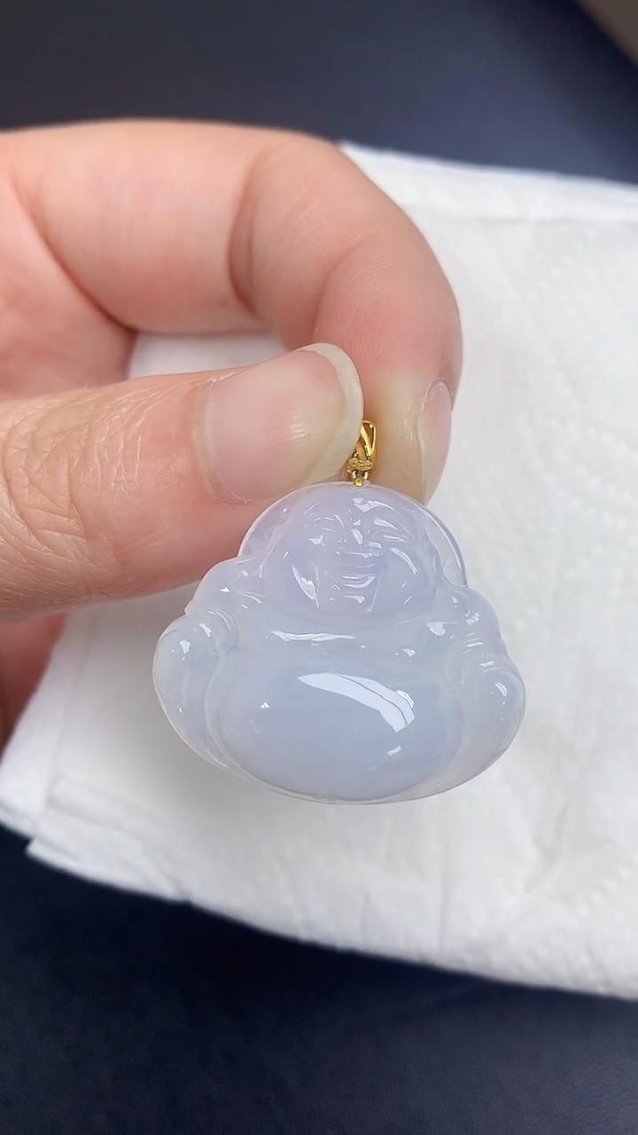 颈饰银S925镀金镶嵌翡翠天然缅甸A货百元以上9元证书费自理