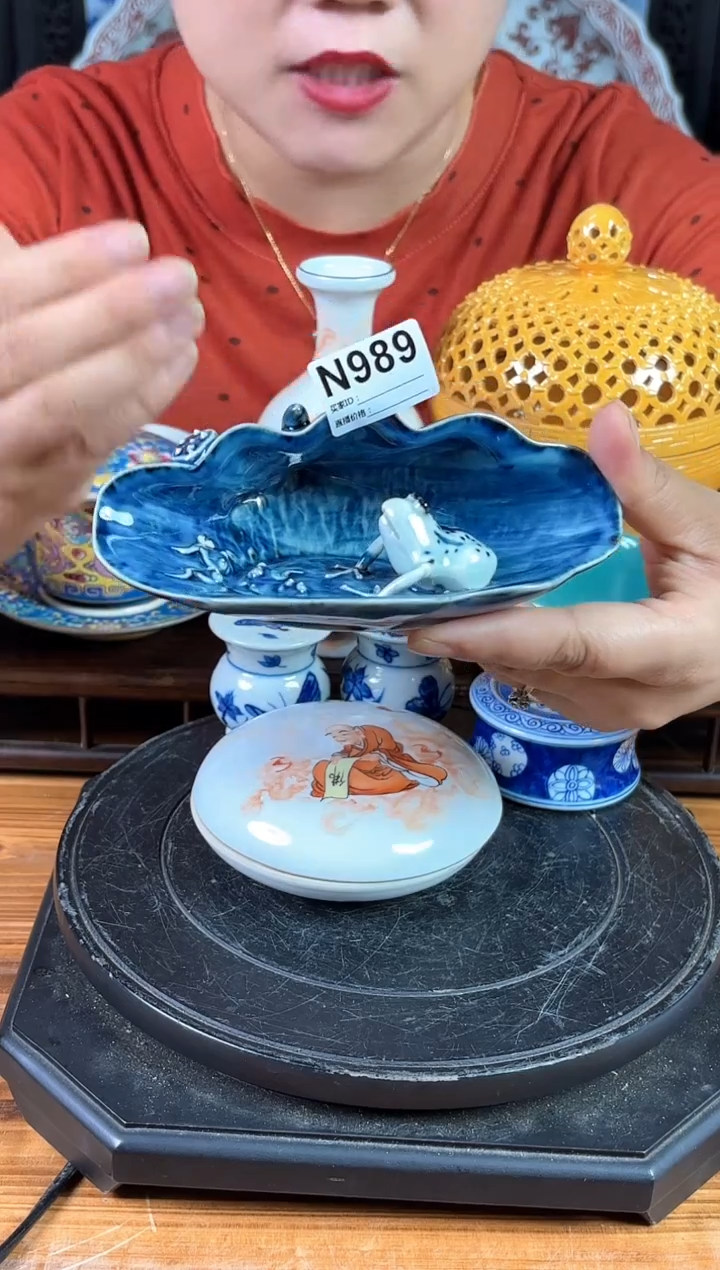 摆件景德镇陶瓷仿古摆件N989