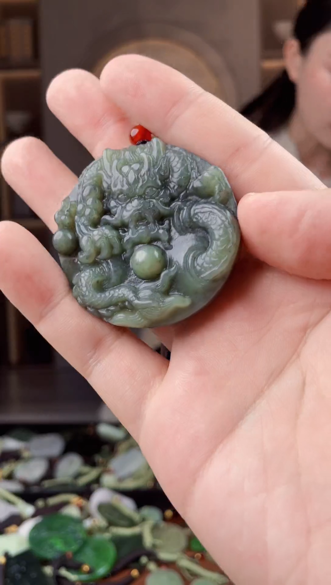 颈饰未镶嵌和田玉拍一发一，多样性发货
