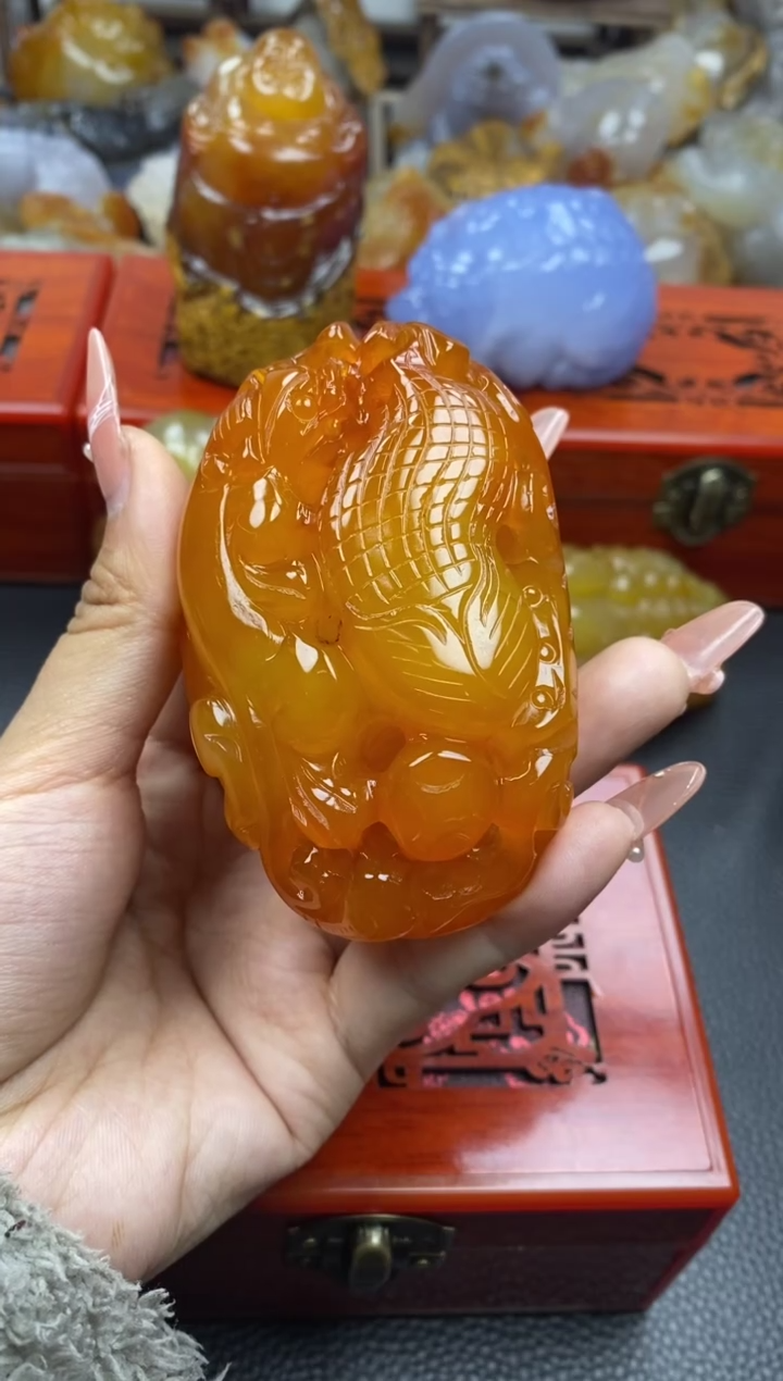 【闪购商品】玛瑙/玉髓手把未镶嵌00