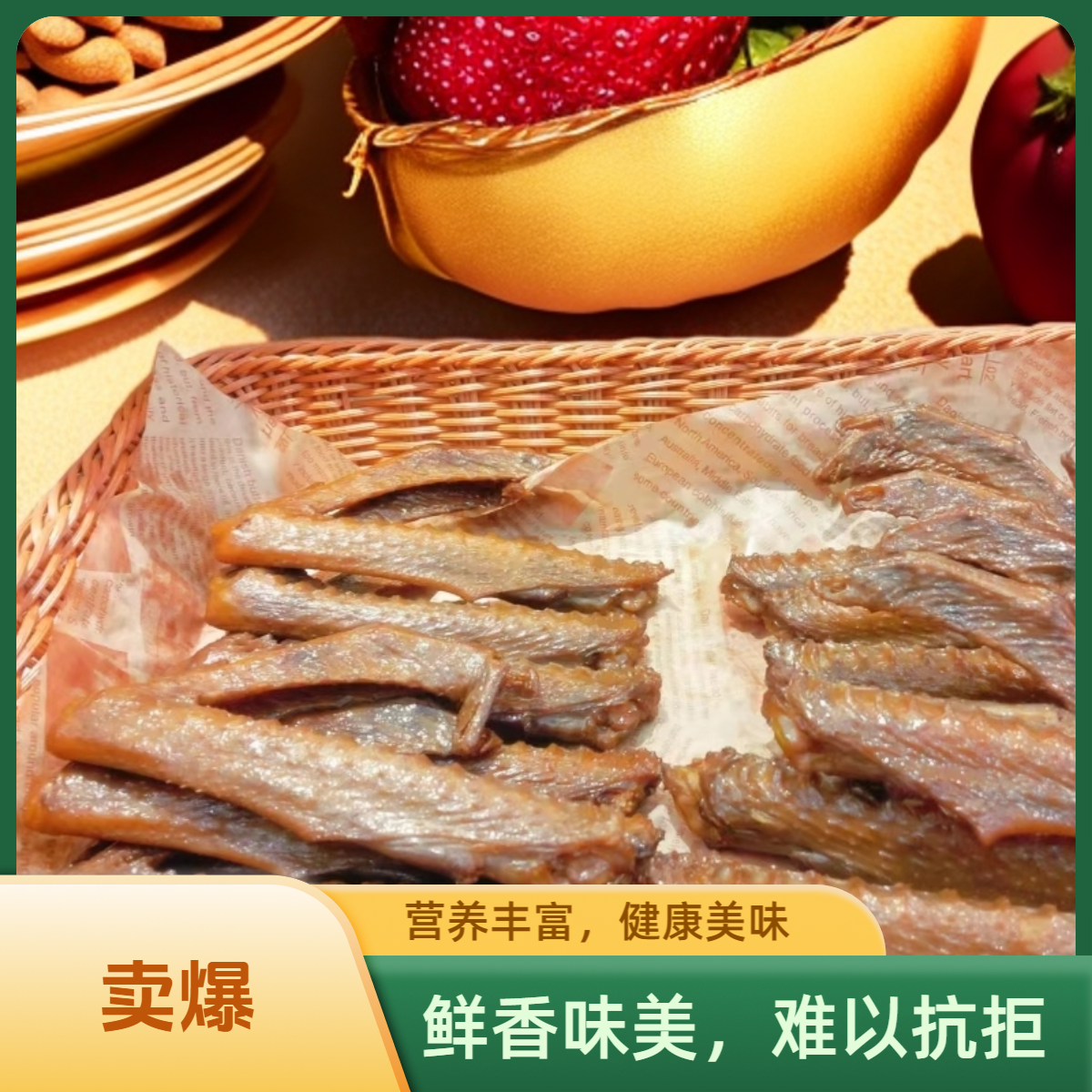 熏烤鹅翅1包（4根）解馋零食