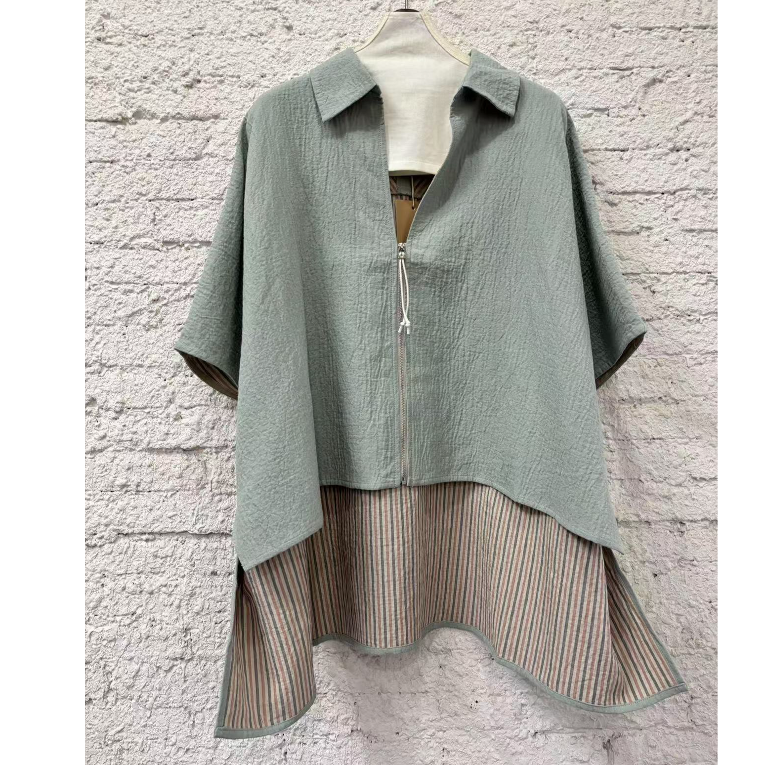 进口双面色织布外套春夏NO20