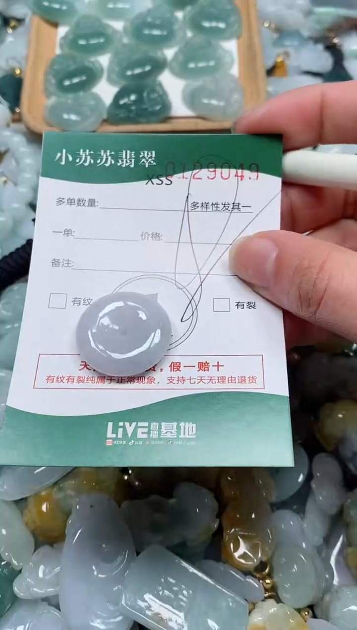 【闪购商品】翡翠颈饰未镶嵌闪购商品0129049