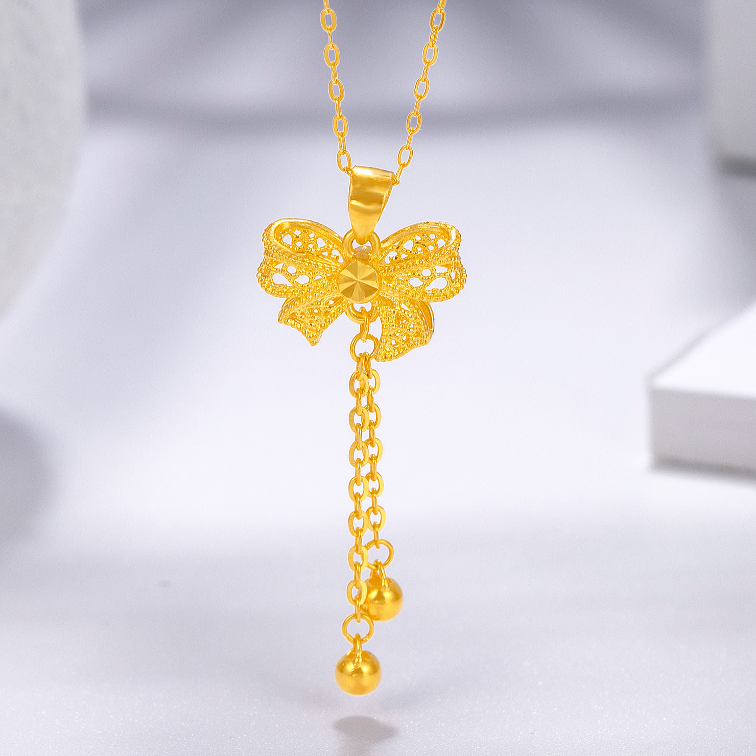 【销冠专享】足金999投资金攒黄金蝴蝶结ZBHJD172克重多退少补